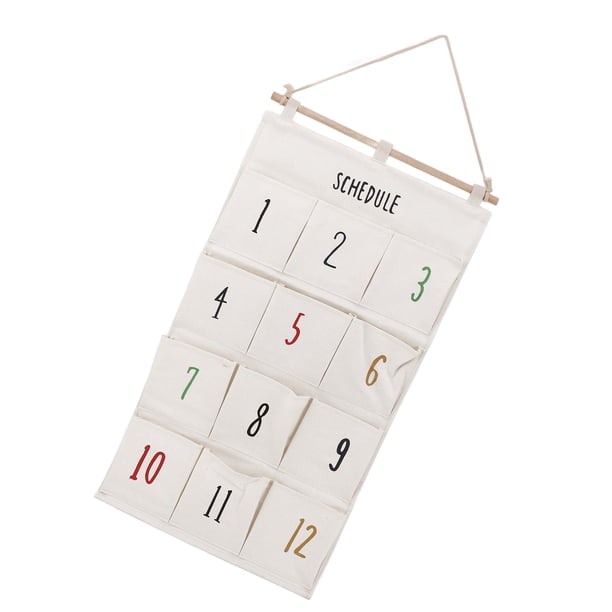 Organizador De Bolsa De Almacenamiento Para Colgar En La Pared, Organizador Colgante De Tela Con Bolsillos Para Colgar En El Armario, Para Artículos Diversos, Juguetes Y Llaves.