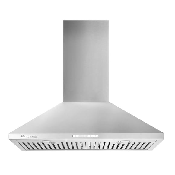 Campana de pared Rangaire RHWMP30S con ventilador de 3 velocidades y luces LED