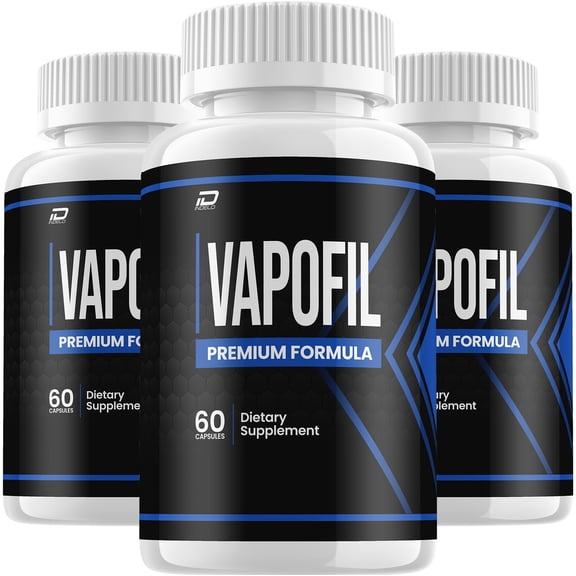 Vapofil for Men Capsules – Vapofil Vitamin Complex Pills, Energy, 3 Pack, 180 Capsules