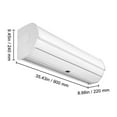 thumbnail image 4 of KFFKFF 36" Professional Indoor Air Flow Device with Dual Speeds 900CFM, Wall-Attachable Air Flow Barriers for Entrances, Interior Above-Door Fan with Robust Limit Switch, Simple-to-Set-Up 110V, 4 of 9