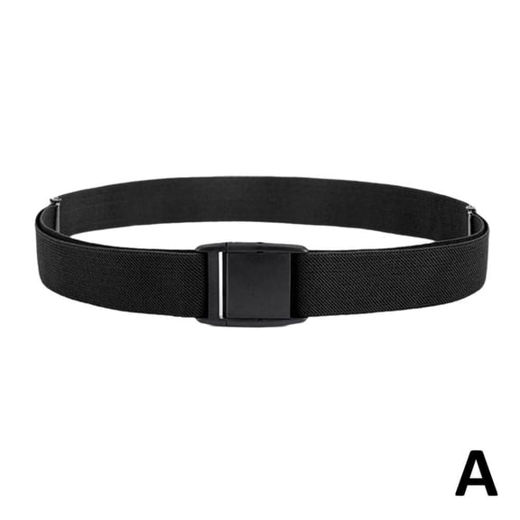 Elastic Waistband No Trace Not Strangling Waist Adjustable Trouser Belt E5