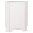 thumbnail image 1 of Wright Home Contemporary Corner Storage Wood Cabinet in White, 1 of 4