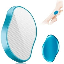 HearthHarmony Crystal Hair Eraser for Women - Bleame Painless Exfoliation Removal, Reusable for Arms/Legs (Light Blue)