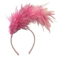 thumbnail image 3 of TYGHBN Feather Headband for Parties Festivals Stage Performances and Celebrations Stylish Hair Accessory for Women and Girls Running Head Bands Women Headbands Leopard Little Headbands Math Headband, 3 of 3