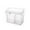 White #0, variant on Plastic Egg Storage Container with Handle & Timer | Holds 10 Eggs per Layer | Includes 2 Small Storage Boxes for Fruits/Vegetables | Fridge Door Organizer for Kitchen Countertop