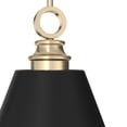 thumbnail image 4 of Hunter - Klein 3-light Alturas Gold, Medium Size Pendant Light, Dimmable, Casual Style, Cone Shaped, for Bedrooms, Dining, Living Rooms - 19446, 4 of 7