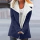 thumbnail image 1 of Pntutb, chaqueta de solapa con botones de felpa compuesta cálida de invierno de talla grande para mujer, prendas de vestir, abrigo, liquidación Pntutb Pntutb-2510, 1 of 6