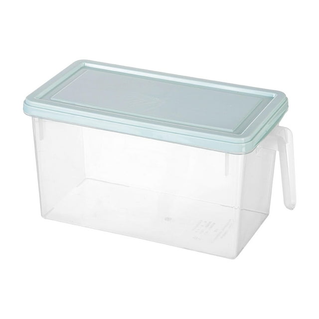 DOLITY Fresh Box Food Storage Reusable Storage Box Large Capacity Kitchen Storage Boxes blue