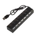 thumbnail image 2 of Maoww Hub USB Haute Vitesse 4/7 Ports Interrupteur Marche/arrêt Expandeur PC Ordinateur Portable Convertisseur Multiple Adaptateur Séparateur, 2 of 7