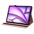 thumbnail image 3 of Dteck Butterfly Pattern Case for iPad Air 11 inch 2024,Magnetic Leather Card Slots Wallet Case Shockproof Kickstand Cover for iPad Air 11-in. (M2) ,Pink, 3 of 5