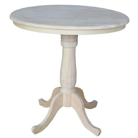 36 x 36 in. Round Top Pedestal Dining Table