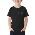 thumbnail image 3 of Bnwani Girls T-shirts Short Sleeve Printed Shirt Casual Crew Neck Tops Black Sizes 1-13, 3 of 7