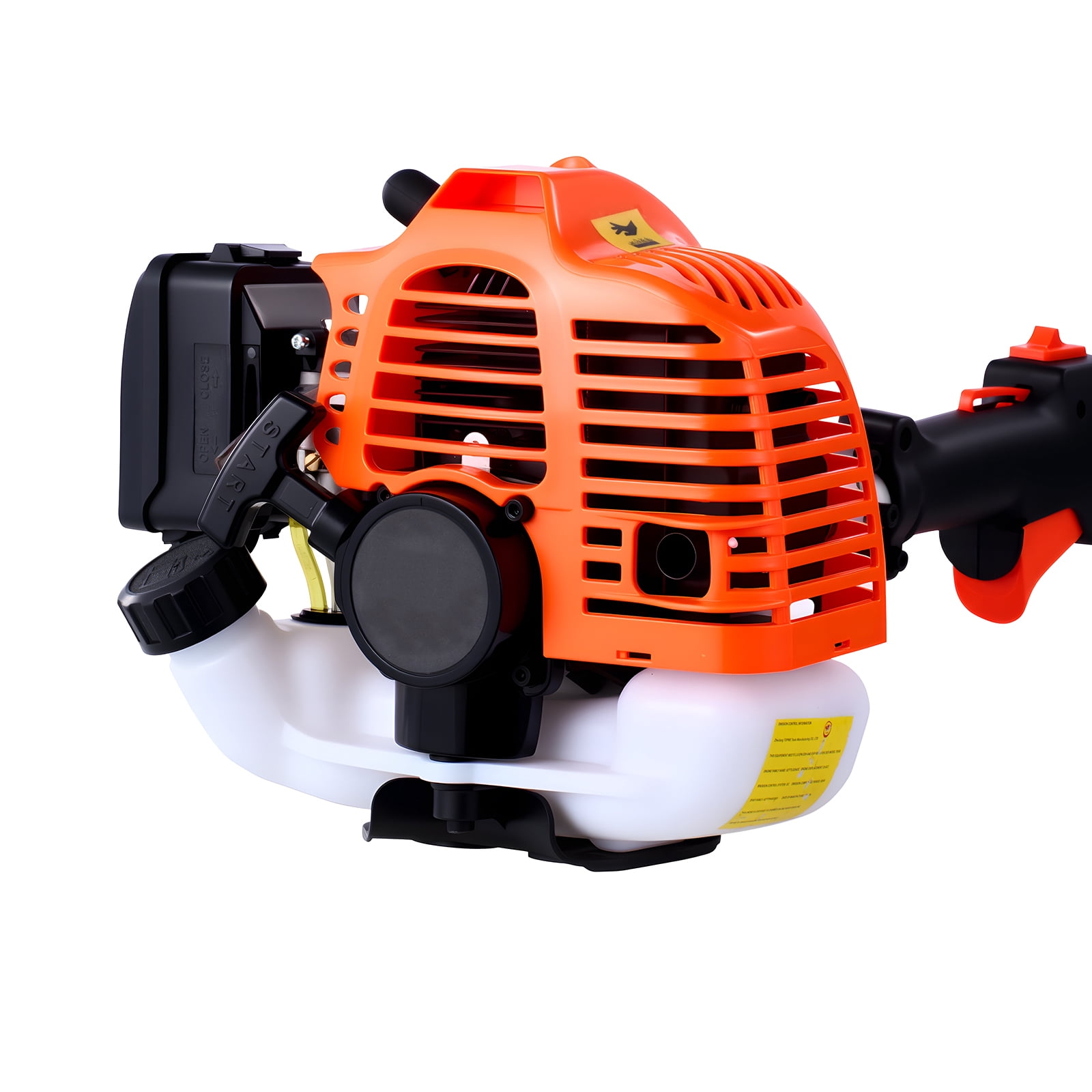 26cc 4-in-1 Gas Powered Multi-Tool with Attachments – Handheld Hedge Trimmer, String Trimmer, Edger & Brush Cutter – Includes Protective Gear Set (Glasses, Gloves, Earmuffs) for Lawn, Yard, Shrubs &