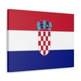 thumbnail image 4 of Croatia Country Flag Canvas Vibrant Wall Art Unframed Home Decor, 4 of 13
