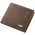 thumbnail image 1 of Cartera horizontal duradera de PU para hombre con ranuras para tarjetas, 1 of 5