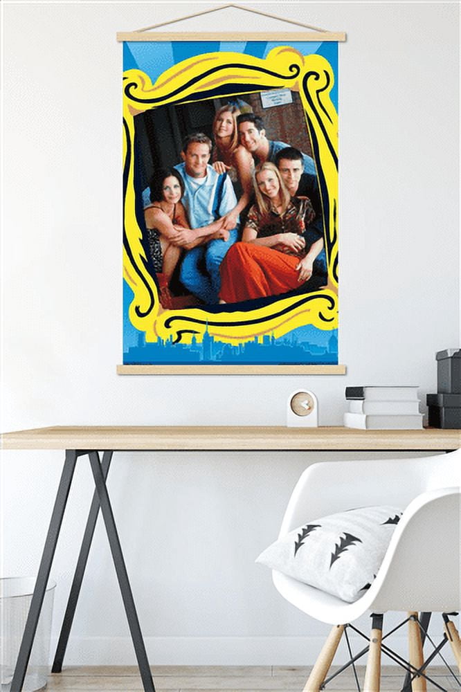Friends - Group Wall Poster with Magnetic Frame, 22.375" x 34"