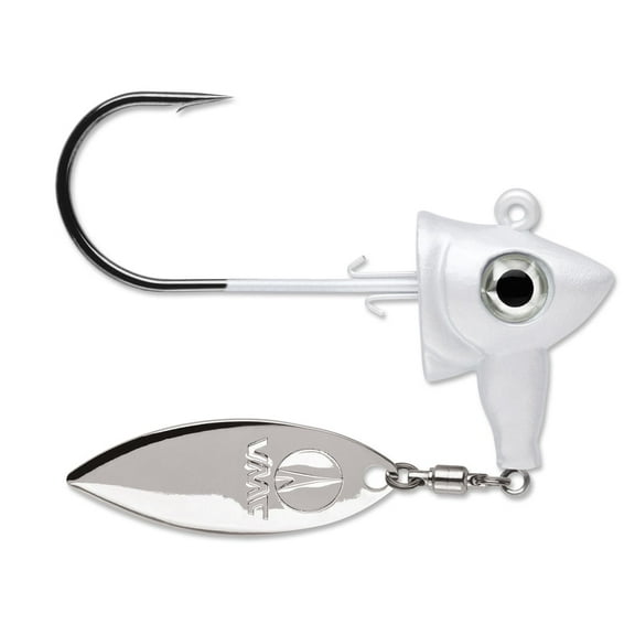 VMC Spin Jig Underspin Jighead White 1/4 oz