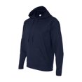 thumbnail image 2 of JERZEES PF96MR DRI-POWER Poly Hooded Sweatshirt, S, J NAVY, 2 of 3