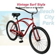 thumbnail image 5 of 26-Inch Men’s Cruiser Bike, Tracer ACE, Red, Coaster Brake, 5 of 8