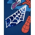 thumbnail image 3 of Marvel Spidey and His Amazing Friends Spider-Man Miles Morales Ghost-Spider Sequin Drop Shoulder T-Shirt Toddler to Little Kid, 3 of 3