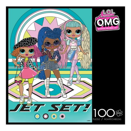 Buffalo Games 100-Piece LOL Surprise O.M.G. Jet Set Jigsaw Puzzle