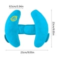 thumbnail image 4 of CofeeMO Banana Shape Car Neck Pillow Soft Head Neck Support Pillow for Car Seat Travel Neck Pillow for Driving, 4 of 6