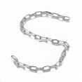 thumbnail image 2 of 10ms Tarnish Resistant 304 Stainless Steel Chain Cable Chain Unwelded Stainless Steel color 10x5x1mm, 2 of 3
