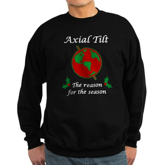 CafePress - Axial Tilt Reason Season Sweatshirt (Dark) - Classic Crew Neck Sweatshirt
