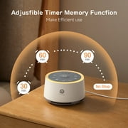 Dreamegg White Noise Sound Machine for Baby Adult Sleep with Night Light for Kids Bedroom