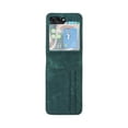 thumbnail image 4 of Nalacover for Samsung Galaxy Z Flip5 PU Leather Wallet Case, Card Slots Photo Holder Slim Flip Cover, TPU Bumper Shockproof Anti-Scratches Protective Phone Case for Samsung Galaxy Z Flip5,Green, 4 of 13