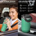 thumbnail image 5 of Modern 30oz Handheld Travel Tumbler with Handle – Double Wall Stainless Steel Insulated Cup, Flip Straw Lid, Leak-Proof & BPA-Free for Hot and Cold Drinks – Durable Coffee & Juice Mug Black, 5 of 7