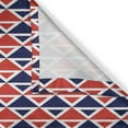 thumbnail image 4 of Ambesonne Americana Window Valance, Half Triangles, 54" X 18", Red Dark Blue and White, 4 of 5