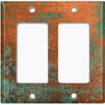 thumbnail image 6 of Metal Light Switch Plate Outlet Cover Image of Distressed Copper MET012, 6 of 13