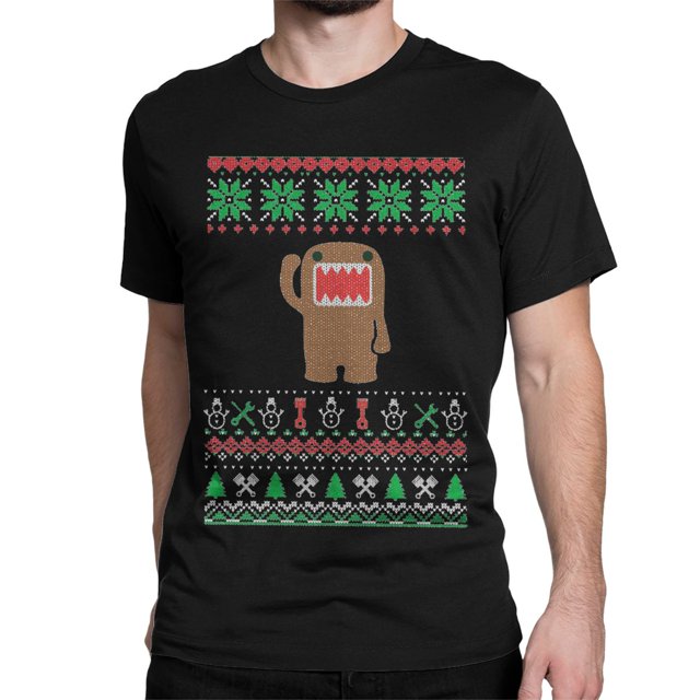 Camisetas para hombre y mujer, divertidas camisetas de algodón JDM Domo Kun, de manga corta y cuello redondo, tallas 4XL, 5XL y 6XL.