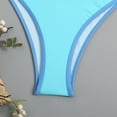 thumbnail image 6 of BONIXOOM Swimsuit Women Tankini Elastic Solid Bikinis Bikini Summer Swimwears on Clearance Light Blue Size 8, 6 of 8