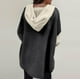thumbnail image 3 of Ropa bonita,Sudadera con capucha y bloques de color para mujer, jersey de manga larga con patchwork, top informal de poliéster, para uso diario, sopatenor, 3 of 5