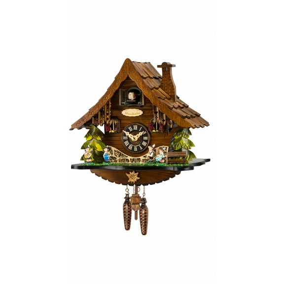 Quartz Cuckoo Clock Black forest house