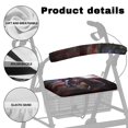 thumbnail image 5 of HELLHERO Non-Slip Fit Seat & Back Covers Seat & Backrest Covers with Stretchable Material Dust Cover Street and Outdoors (American Flag Horse), 5 of 7