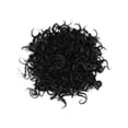 thumbnail image 2 of Wig Elastic Drawstring Loose Short Curly Bun High Temperature Silk Curly Hair Bag With Drawstring Fluffy And Messy Hair Bag Elastic Ponytail Rope For Curly Hair, wig for Women, 2 of 8