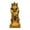Golden, variant on yotijay Lion with Crown Figurine Tabletop Ornament Handicraft Decorative Desk Collection Black
