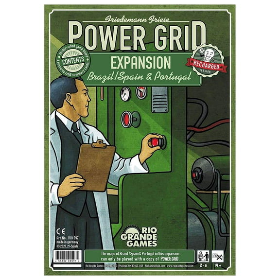 Rio Grande Games Brazil/Iberia Expansion w/Collector's Box - Recharged Edition New