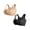 Black, variant on Xfvqtps 2PC Women Sports Bra for Large Breasts Front Multi Row Buckle Adjustable Shoulder Strap Elastic Yoga Workout Bras Beige