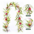 thumbnail image 6 of Easter Eggs Rattan Door Decorations Spring Floral Accents Indoor Outdoor Home Decor, 6 of 6