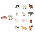 thumbnail image 3 of Juego de Figuras de Animales de Granja Sunnimix 12 Piezas PVC Estilo A, 3 of 8