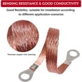 thumbnail image 6 of Braided Engine Ground Strap,Pure Copper Car Grounding Kit with 3/16" Terminals Connectors (7.8" 4PCS), 6 of 9