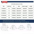 thumbnail image 3 of Kaemgyyd 2 PC Newborn Baby Boys Girls Snowsuit Cute Fleece Lined One-Piece Jumpsuit Outfits Winter Warm Hooded Romper for Infant, 3 of 7