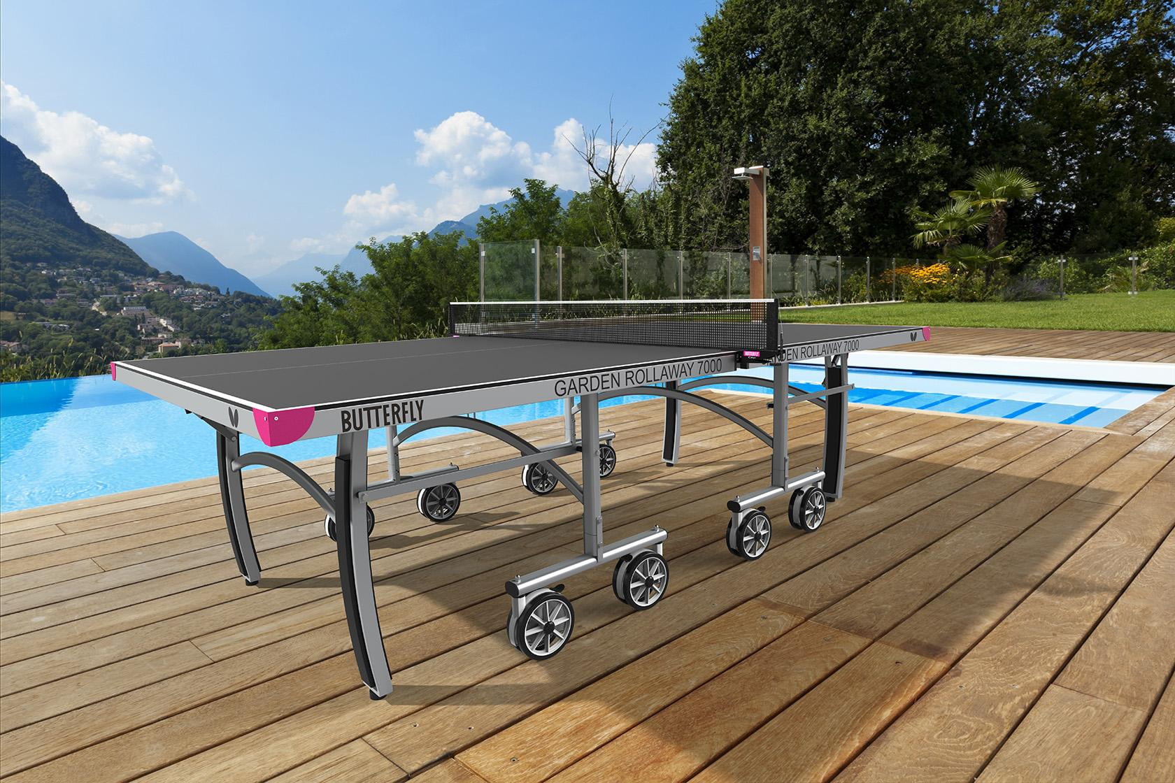 Butterfly Garden 7000 Outdoor Table Grey