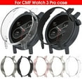 thumbnail image 4 of PC CaseGlass for Nothing Cmf Watch 3 Pro Smart Screen Protector Hard Bumper,., 4 of 7