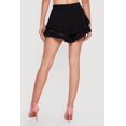 thumbnail image 4 of Women's Tiered Ruffle Shorts with Crochet Detail, 4 of 4