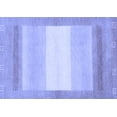 thumbnail image 1 of Ahgly Company Machine Washable Indoor Rectangle Abstract Blue Modern Area Rugs, 6' x 9', 1 of 4